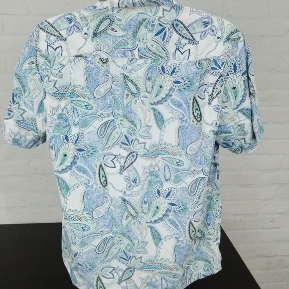 TOMMY BAHAMA Mens Floral Silk Blend Sz L - Picture 5 of 8